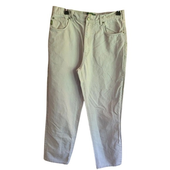 Cabela's‎ Gray Jeans 100% Cotton 38W - 32L Workwear Khaki Barn Pants - Picture 1 of 7